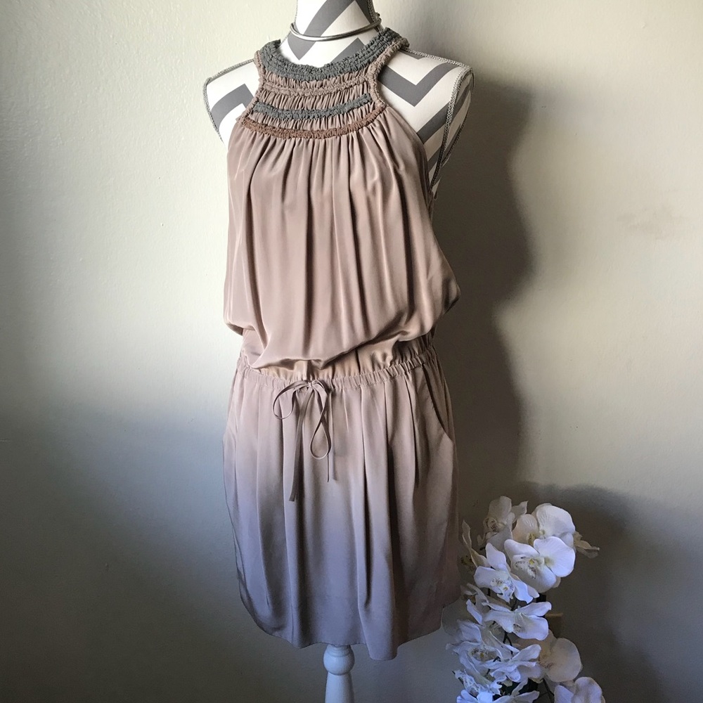 NWOT BCBG MaxAzria Dress with Detailed Neckline